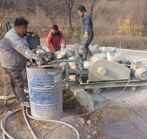 隆德路面下沉注浆